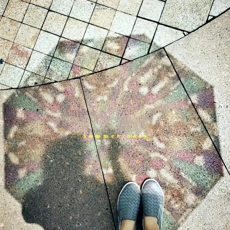 ClearVista | Hand-Painted Stained Glass Umbrella