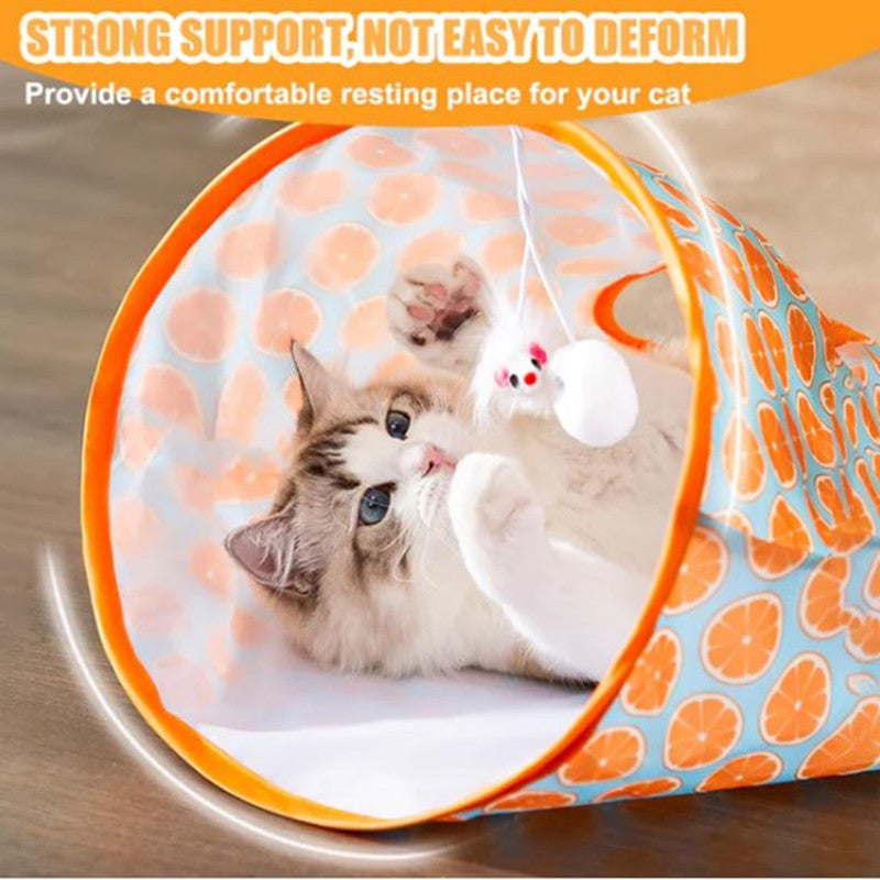 Endless Fun Portable Tunnel Bag For Cats marnetic