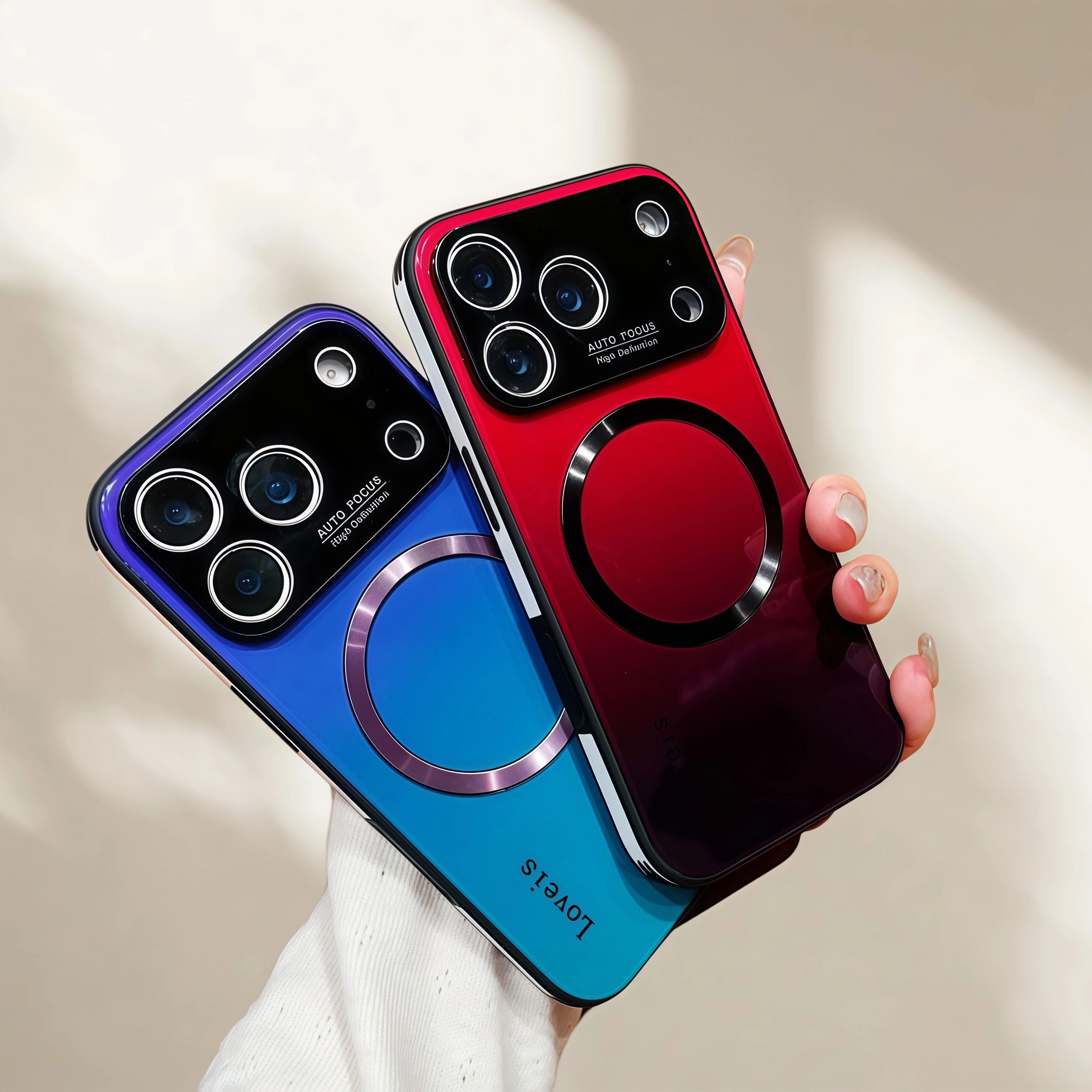 PrismaLux - Mirror-Gloss Magnetic Case – Stunning Style, Full Protection