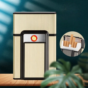 IgniteCase – 2 In 1 Cigarette Holder with USB Rechargeable Lighter
