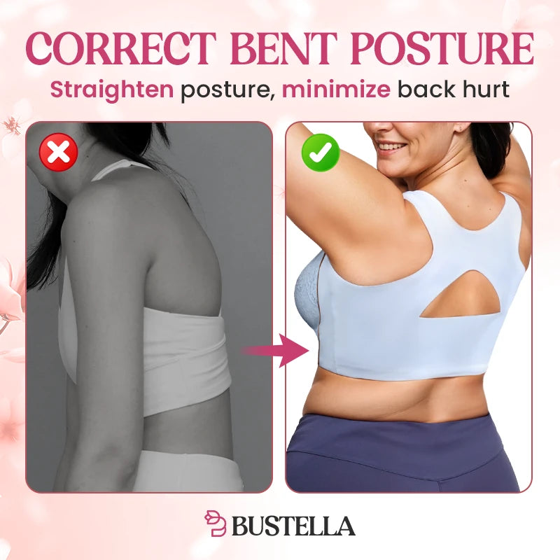 PostureLuxe - Front-Closure Comfort & Support Bra
