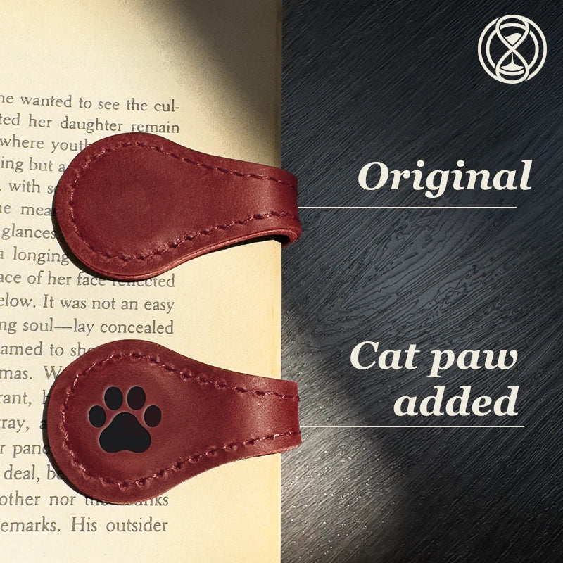 MagniMark -  Multifunctional Magnetic Leather Bookmark