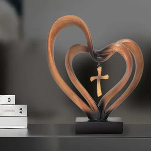 JesusLove - Entwined Hearts Easter Cross