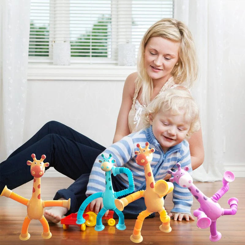 GiraffeStretch – Fun Telescopic Suction Toy