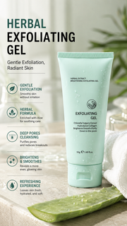 PureRadiance – Herbal Brightening Exfoliating Gel