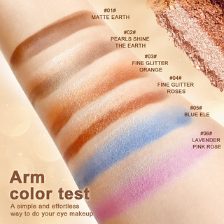 RadiantTouch – Waterproof Glitter Eyeshadow Trio