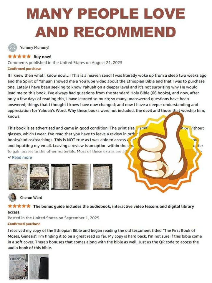 🔥LAST DAY 70% OFF🔥THE COMPLETE ETHIOPIAN BIBLE in English