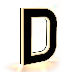 RaySign - Solar LED House Number Sign