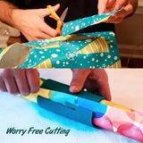 DIY Gift Wrap Paper Roll Cutter