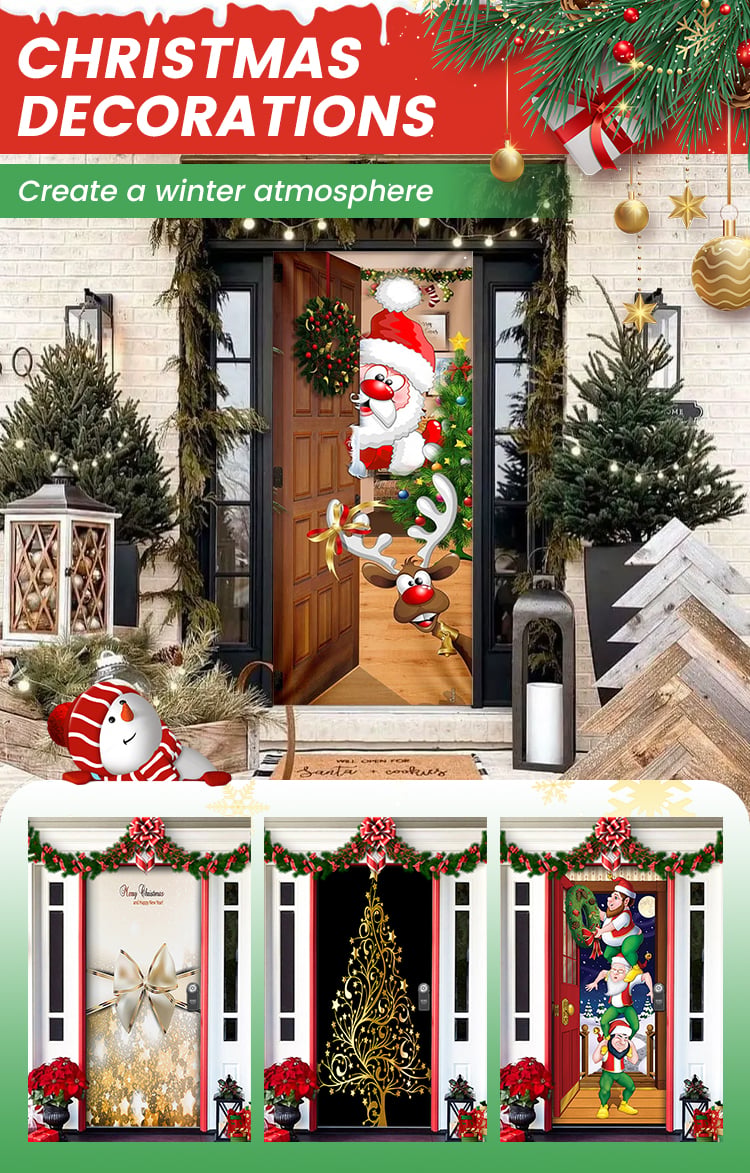 FestiveFront - Christmas Door Display