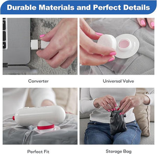 PackEase - Space Saver Vacuum Bags with Electric Pump