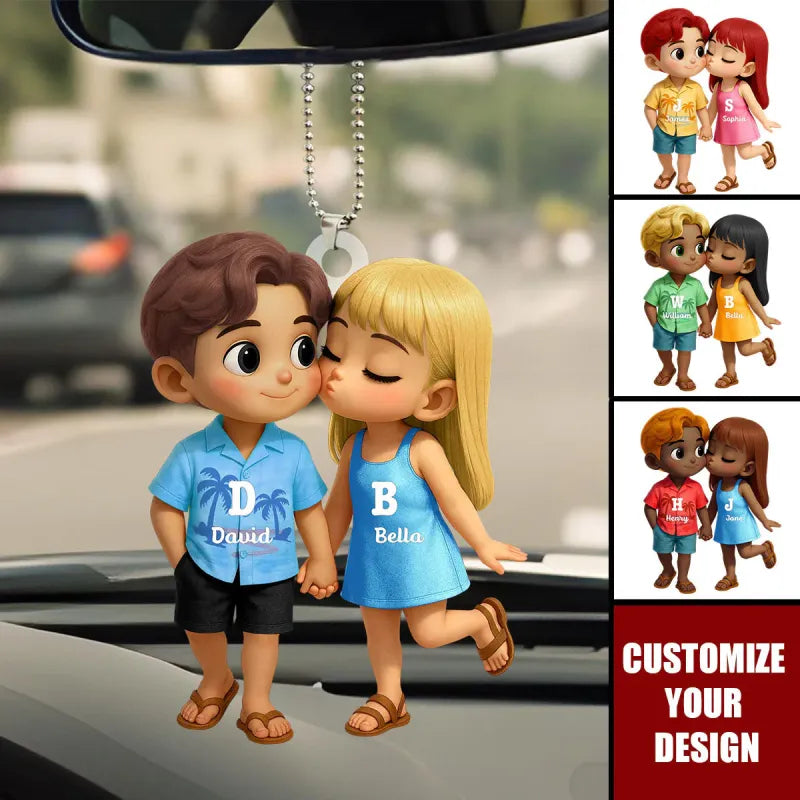 LoveRide – Personalized Acrylic Car Hanger