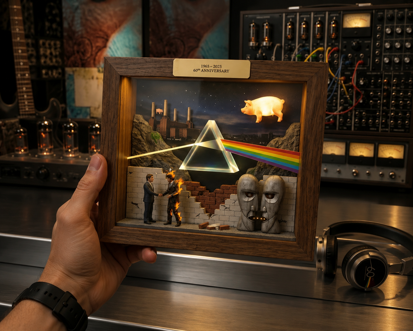 MemoraGlow – 60th Anniversary Diorama Lightbox Frame