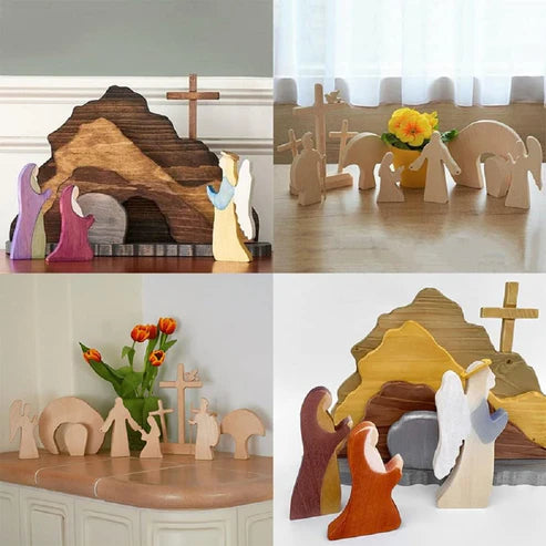 FaithTomb – Wooden Easter Resurrection Set