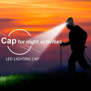 RadiantBeam LED Light Beanie marnetic