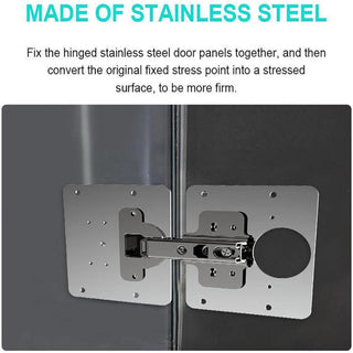 FixMate – Side Hinge Plate Repair Piece with Screws