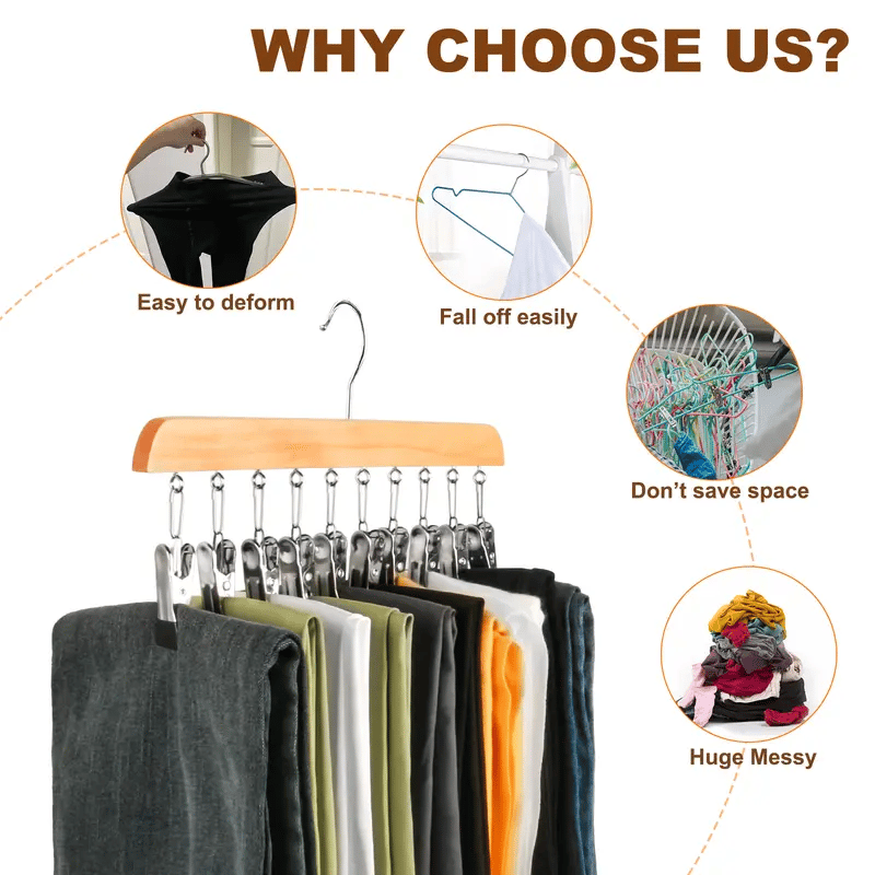 SpaceEase – Hanging Closet Organizer