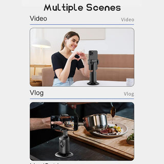 MotionTrack – 360° AI Face Tracking Phone Holder