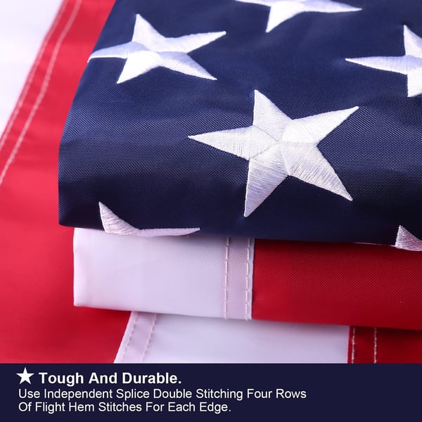 FreedomStitch – Premium Embroidered American Flag