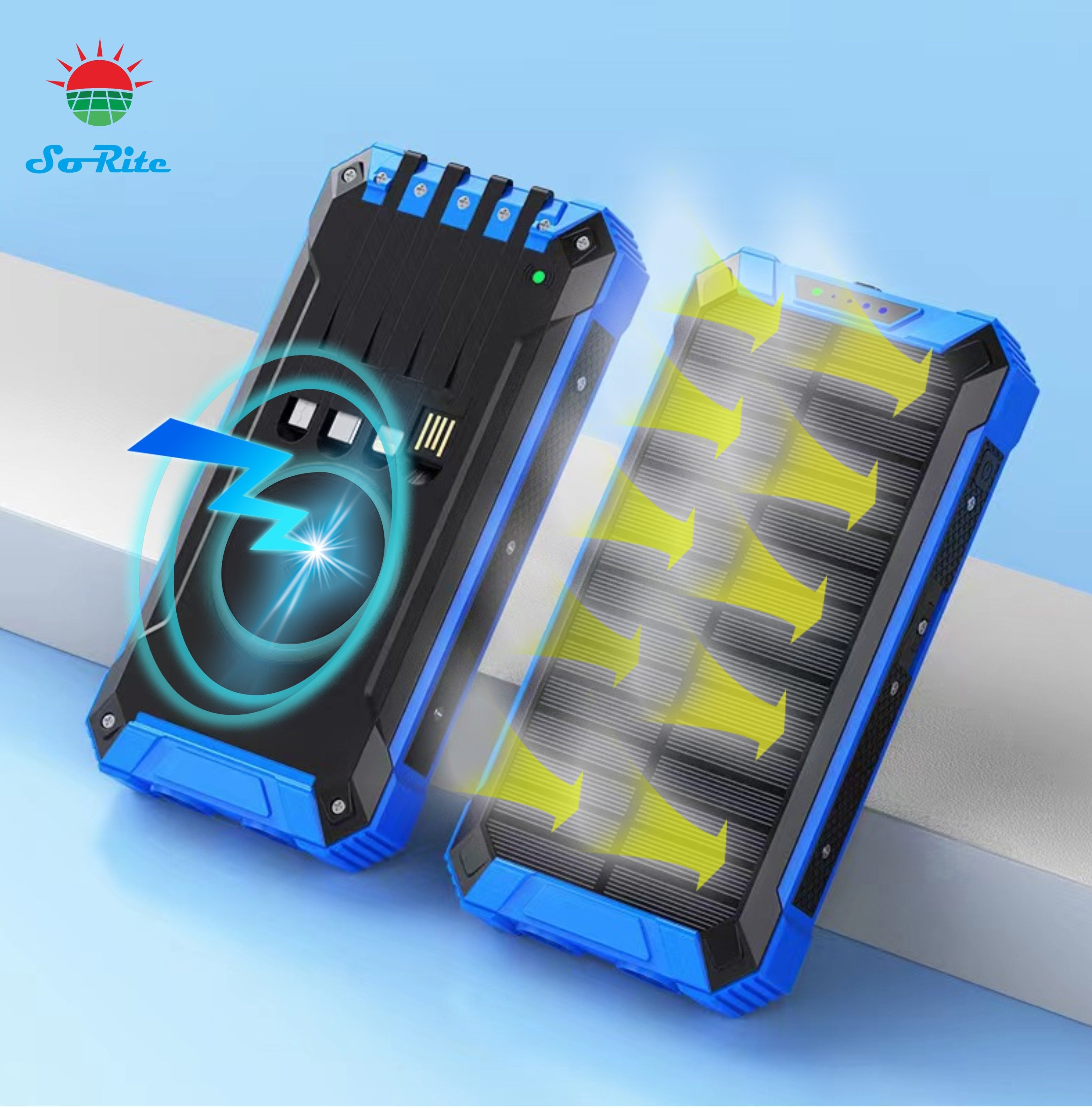 SolarCharge – Wireless Solar Power Bank