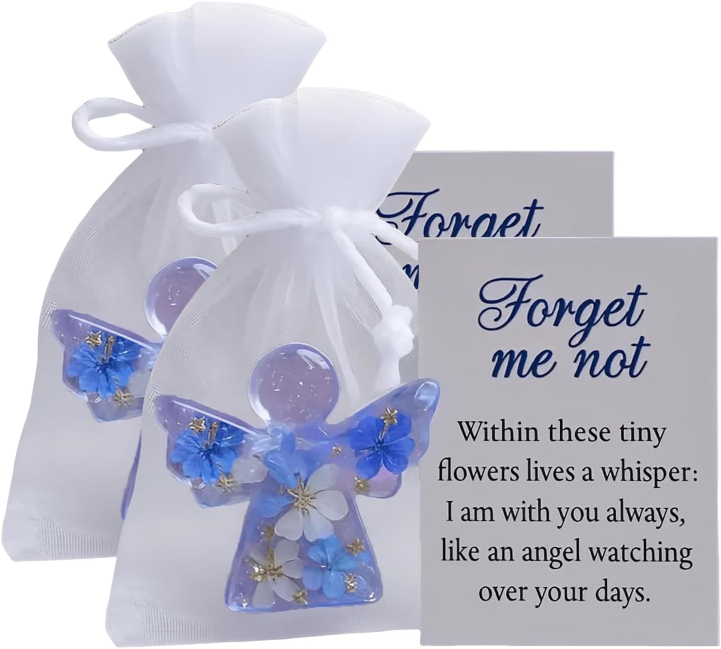 EternalBloom – Forget Me Not Angel Keepsake