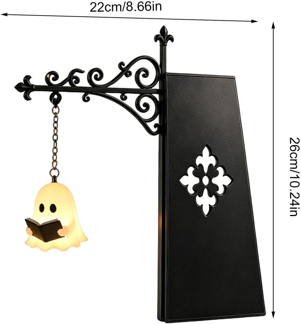 GhostGlow – Cozy Bookshelf Lantern