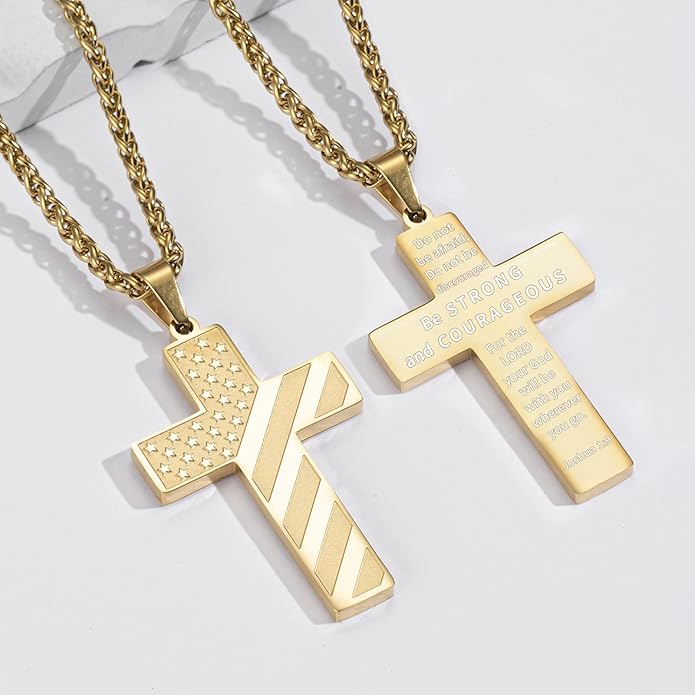 HonorGuard - Patriotic Cross Chain Pendant