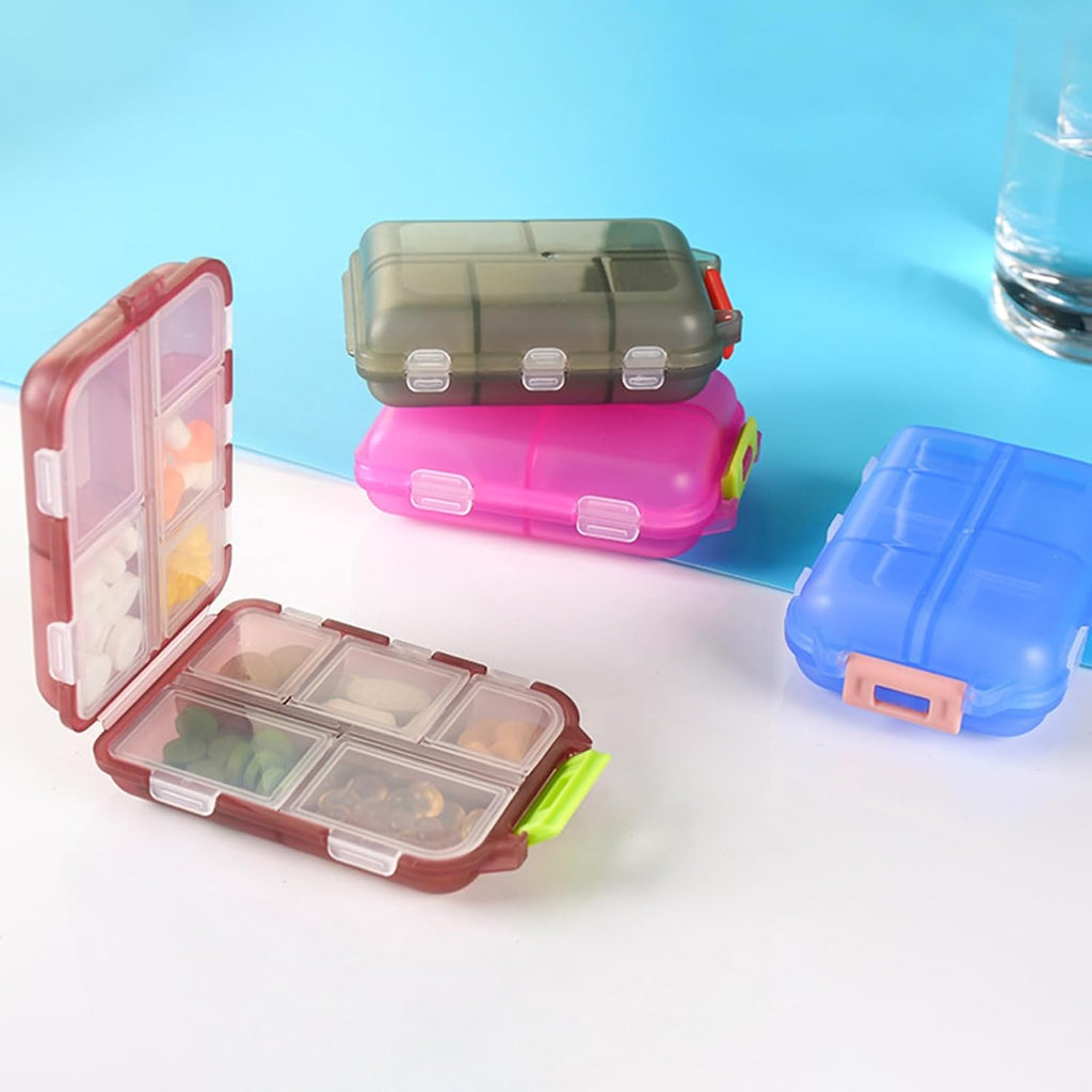 PillPorter | Portable Multi-Compartment Pill Storage Box