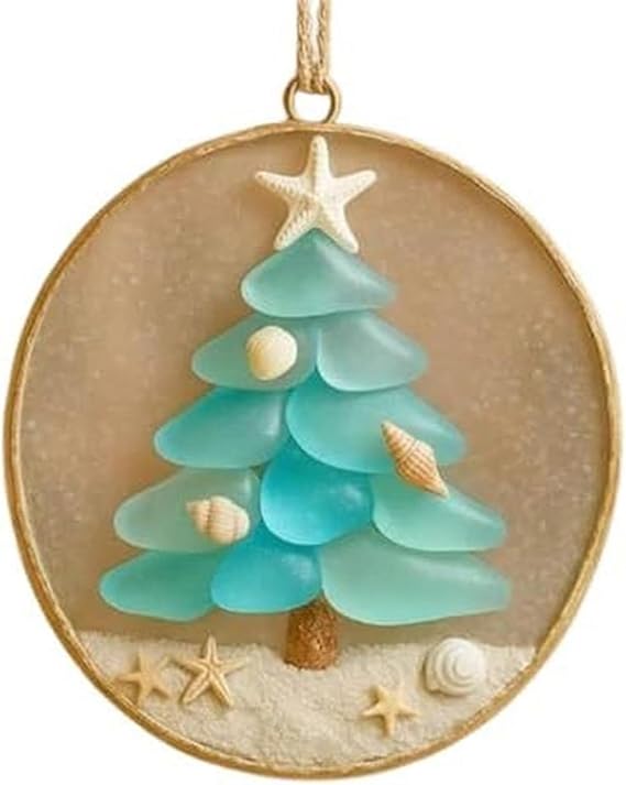 SeaGleam – Coastal Christmas Ornament