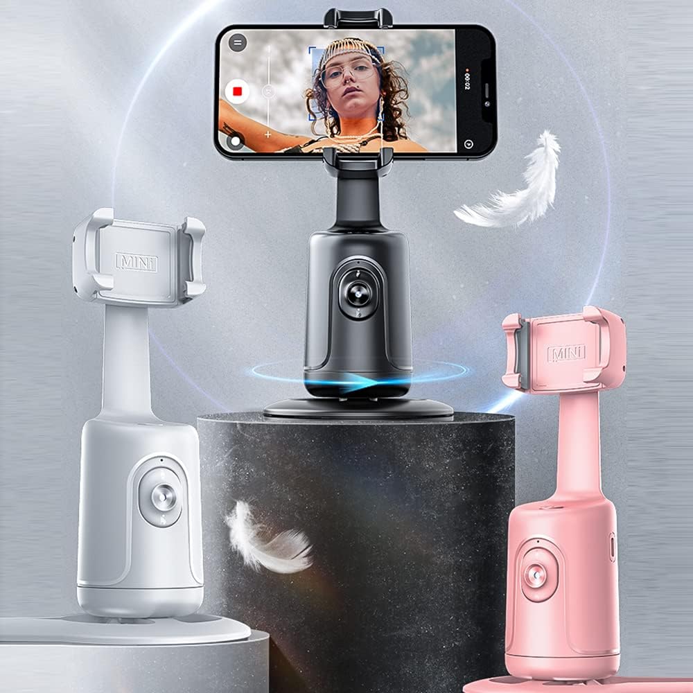 MotionTrack – 360° AI Face Tracking Phone Holder