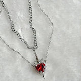 ForeverUs - Romantic Heart Necklace for Loved Ones