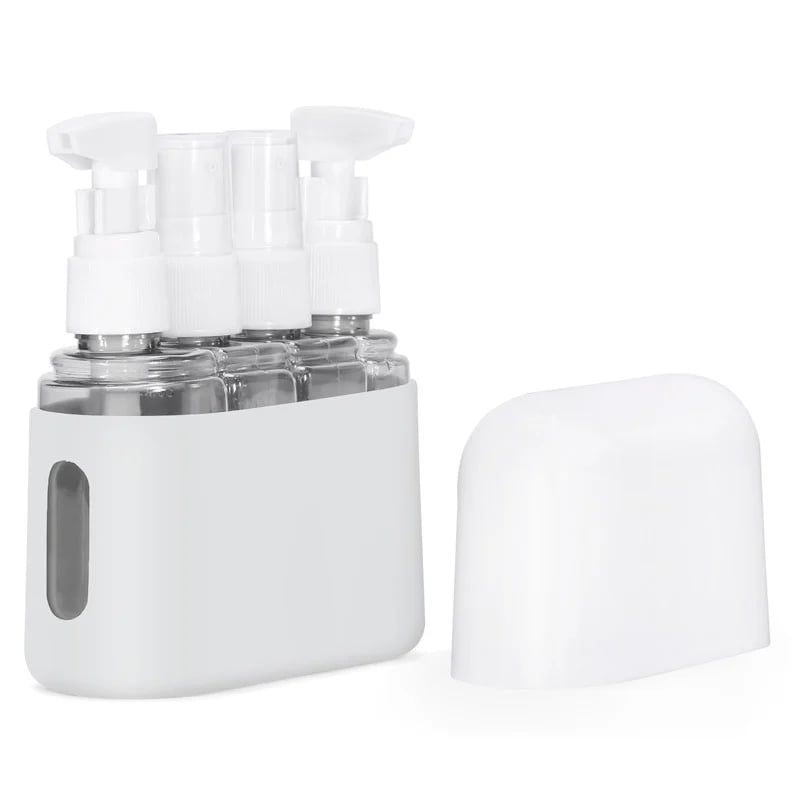 PackEase – Portable Shampoo Dispenser Kit