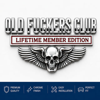 RoadLegend – Lifetime Member Metal Car Emblem