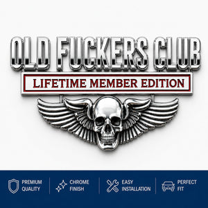 RoadLegend – Lifetime Member Metal Car Emblem