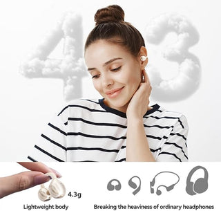 AuraSonic – Ultra-Light Transparent Bluetooth Earphones