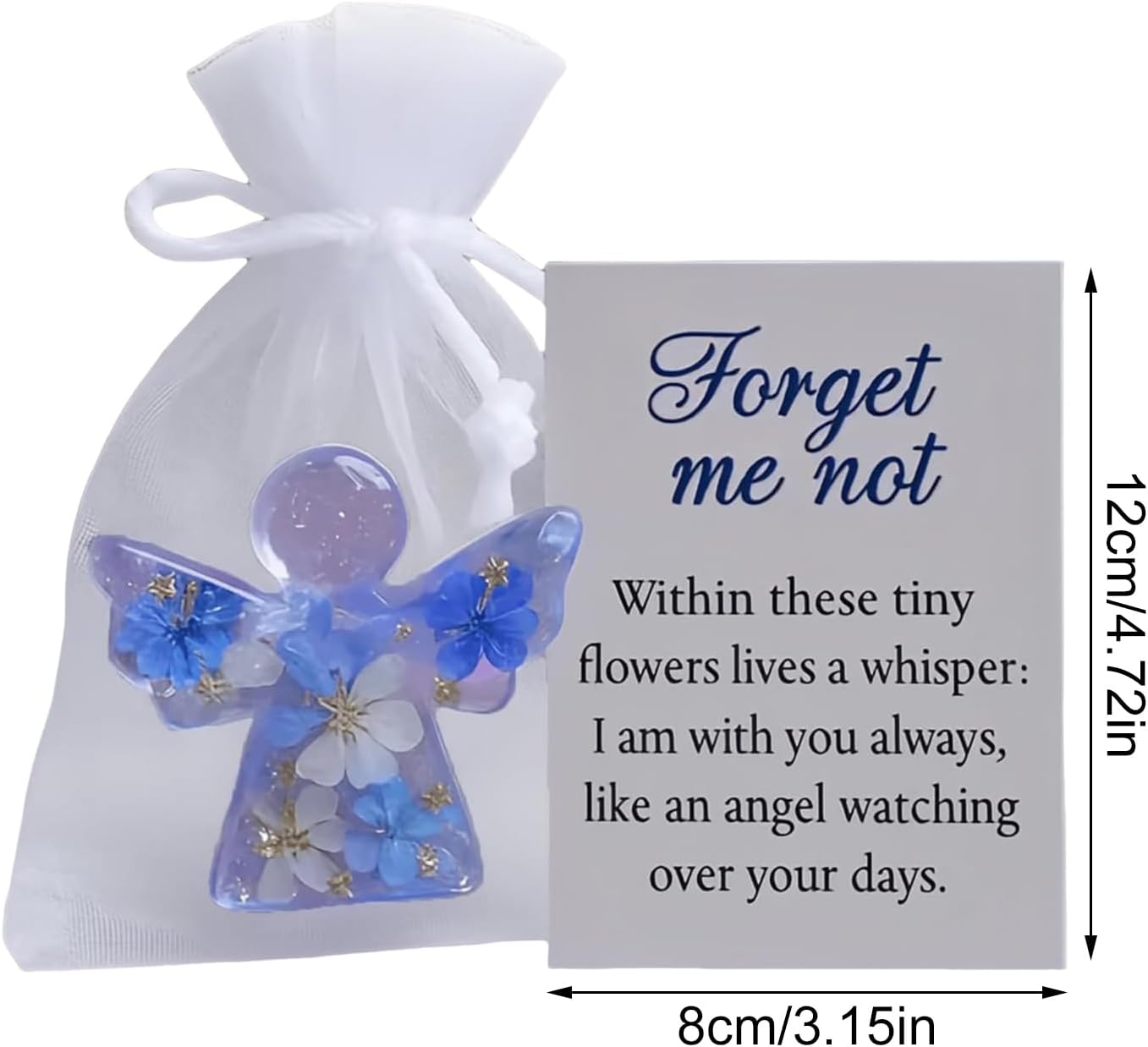 EternalBloom – Forget Me Not Angel Keepsake