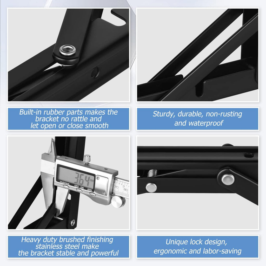 SpaceLift – Heavy Duty Folding Shelf Brackets