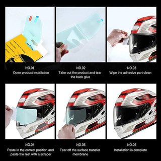ClearRide – Anti-Rain and Fog Helmet Film