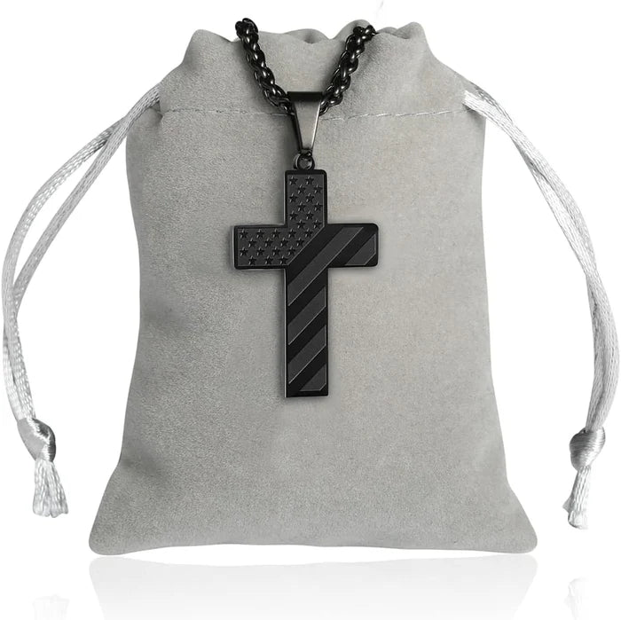 HonorGuard - Patriotic Cross Chain Pendant
