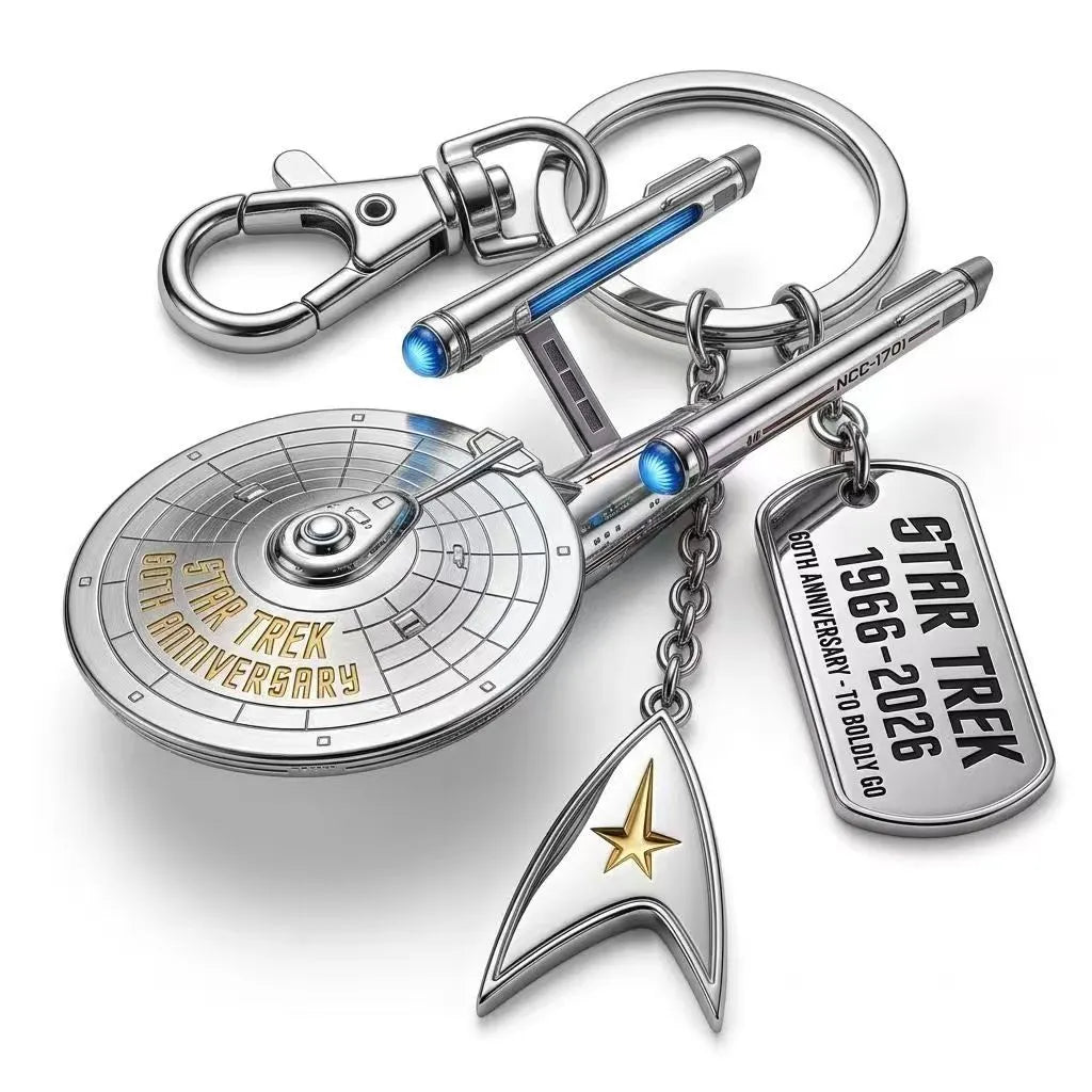 OrbitForce – Detailed 3D Star Trek Metal Keychain