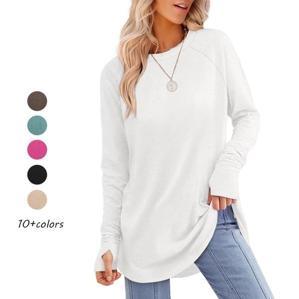 CozyCurve – Women’s Long Sleeve Tunic Top