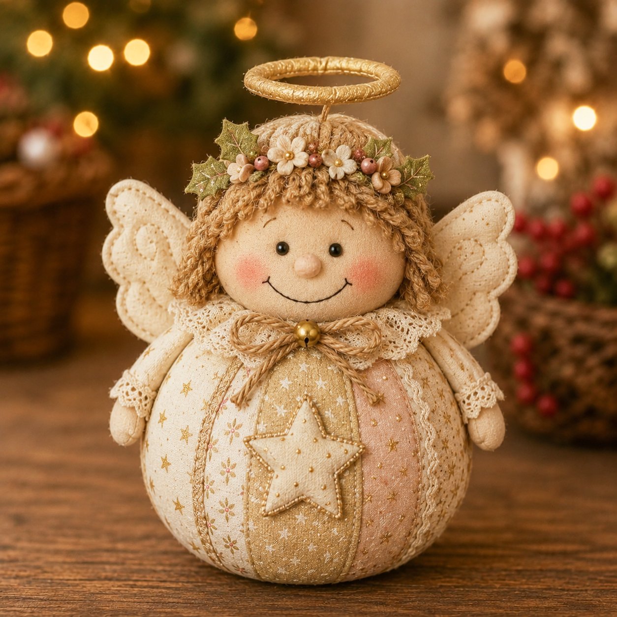 StitchBloom – Patchwork Fabric Doll DIY Craft Kit