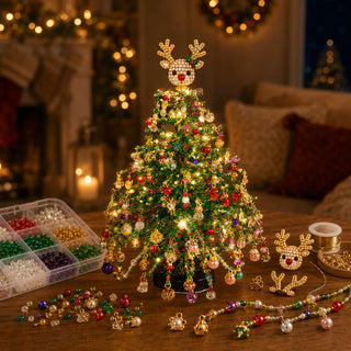 SparkleCraft – Premium DIY Beaded Christmas Tree Kit