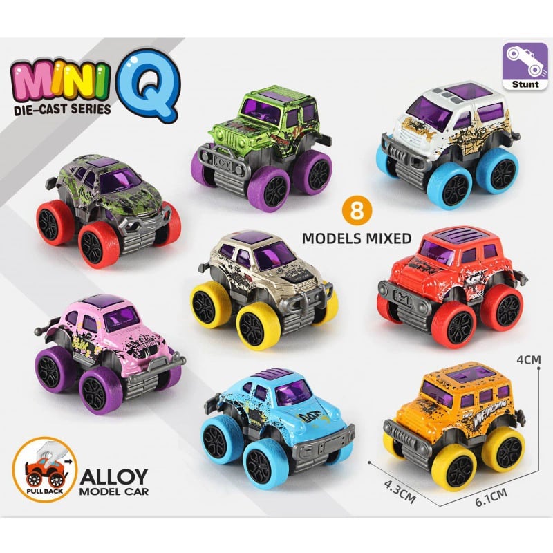 EggZoom – Alloy Mini Cartoon Easter Egg Car Toy