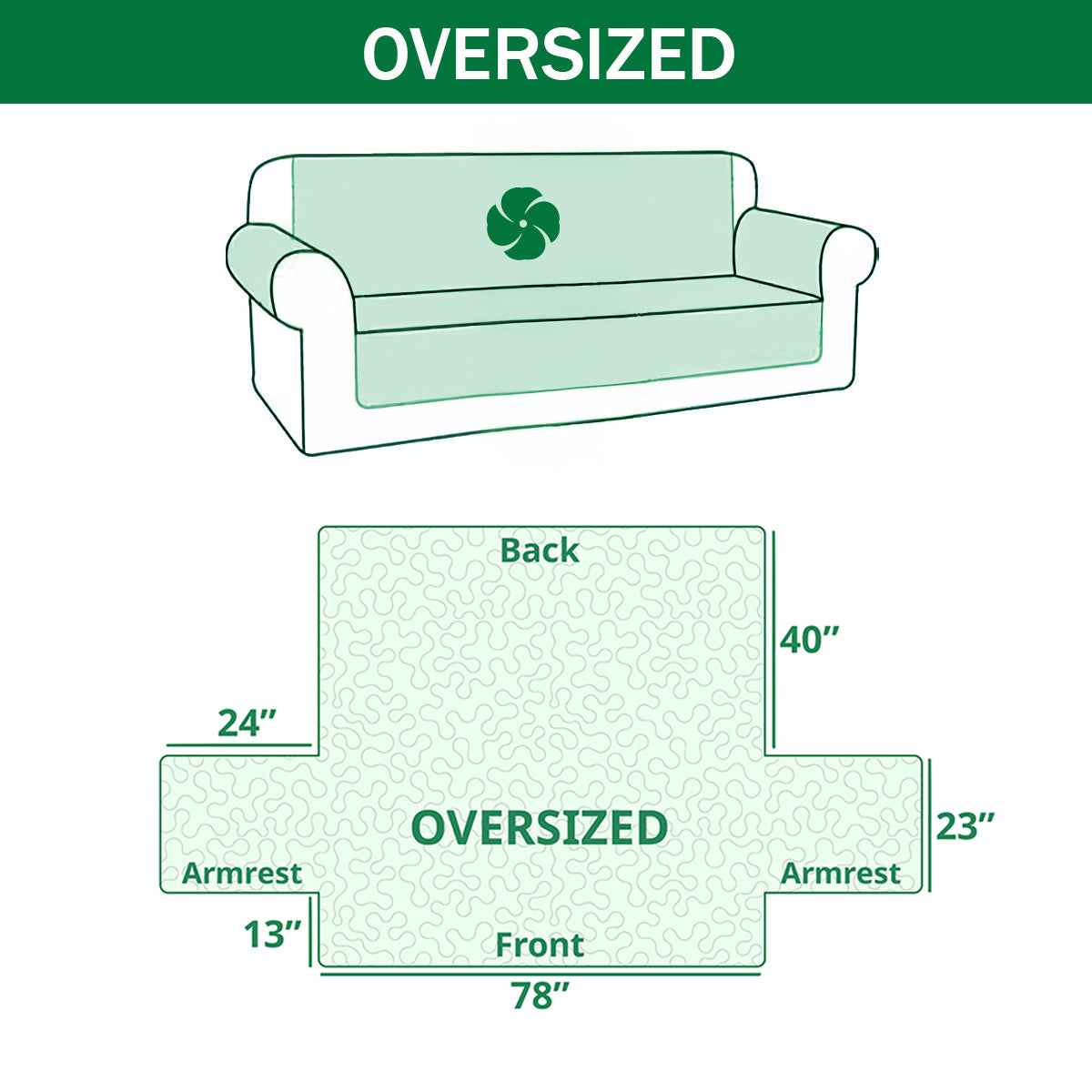 PawLuxe – Love Paw Quilted Sofa Protector