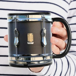 BeatBrew - Black Vintage Drum Mug