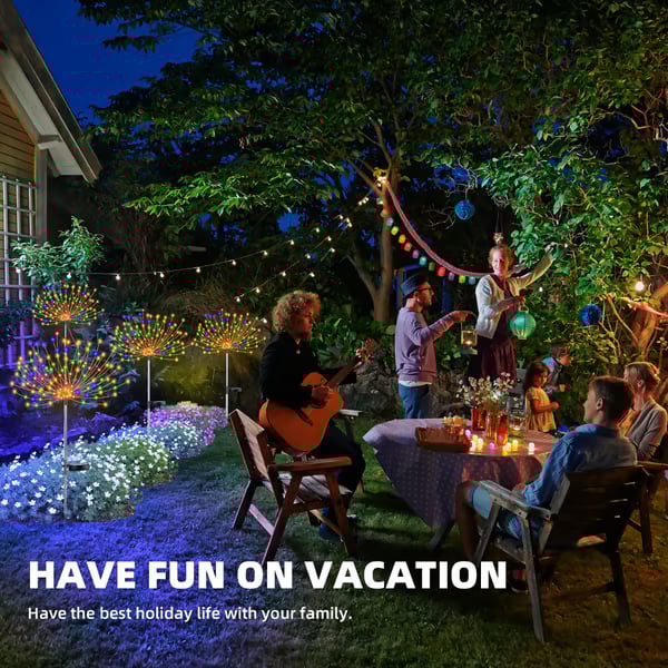 GlowHaven – Solar Powered Outdoor Fairy Lights