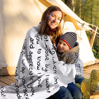 LoveMark – Personalized Postmark Blanket