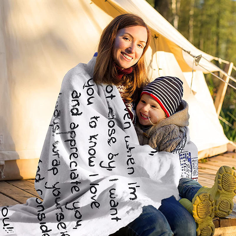 LoveMark – Personalized Postmark Blanket