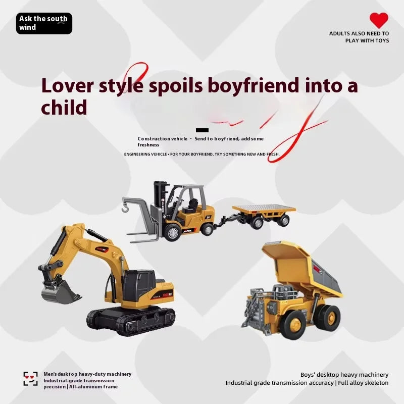 GearSprint – Mini Alloy RC Engineering Car